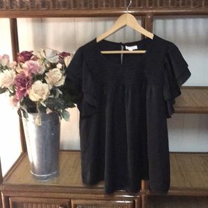 1X Black August Mist Blouse